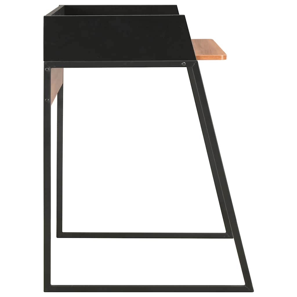 Vidaxl bureau 90x60x88 cm zwart en bruin
