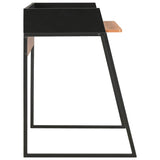 Vidaxl bureau 90x60x88 cm zwart en bruin