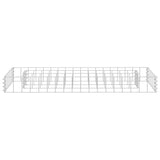 Vidaxl Gabion -Pflanzer vermehrte 90 x 30 x 10 cm verzinkter Stahl