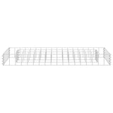 VidaXL Gabion Planter Insented 90x30x10 Cm Galvanized Steel