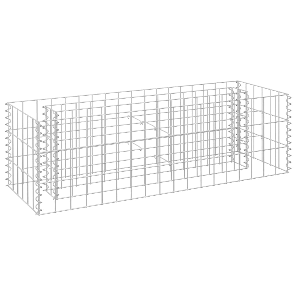 Vidaxl Gabion Sadzarka podniosła stal ocynkowana 90x30x30 cm