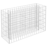 Vidaxl Gabion Planter insenté 90x30x60 cm en acier galvanisé