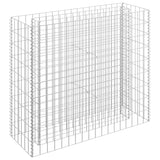 Vidaxl Gabion Planter Insented 90x30x90 cm galvanisert stål