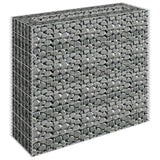 Vidaxl Gabion Planter Inged 90x30x90 cm Galvaniserat stål