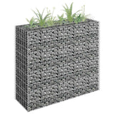 Vidaxl Gabion -Pflanzer vermehrte 90 x 30 x 90 cm verzinkter Stahl