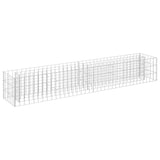 Vidaxl Gabion Planter hævet 180x30x30 cm galvaniseret stål