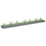 Vidaxl Gabion Planter hævet 270x30x10 cm galvaniseret stål