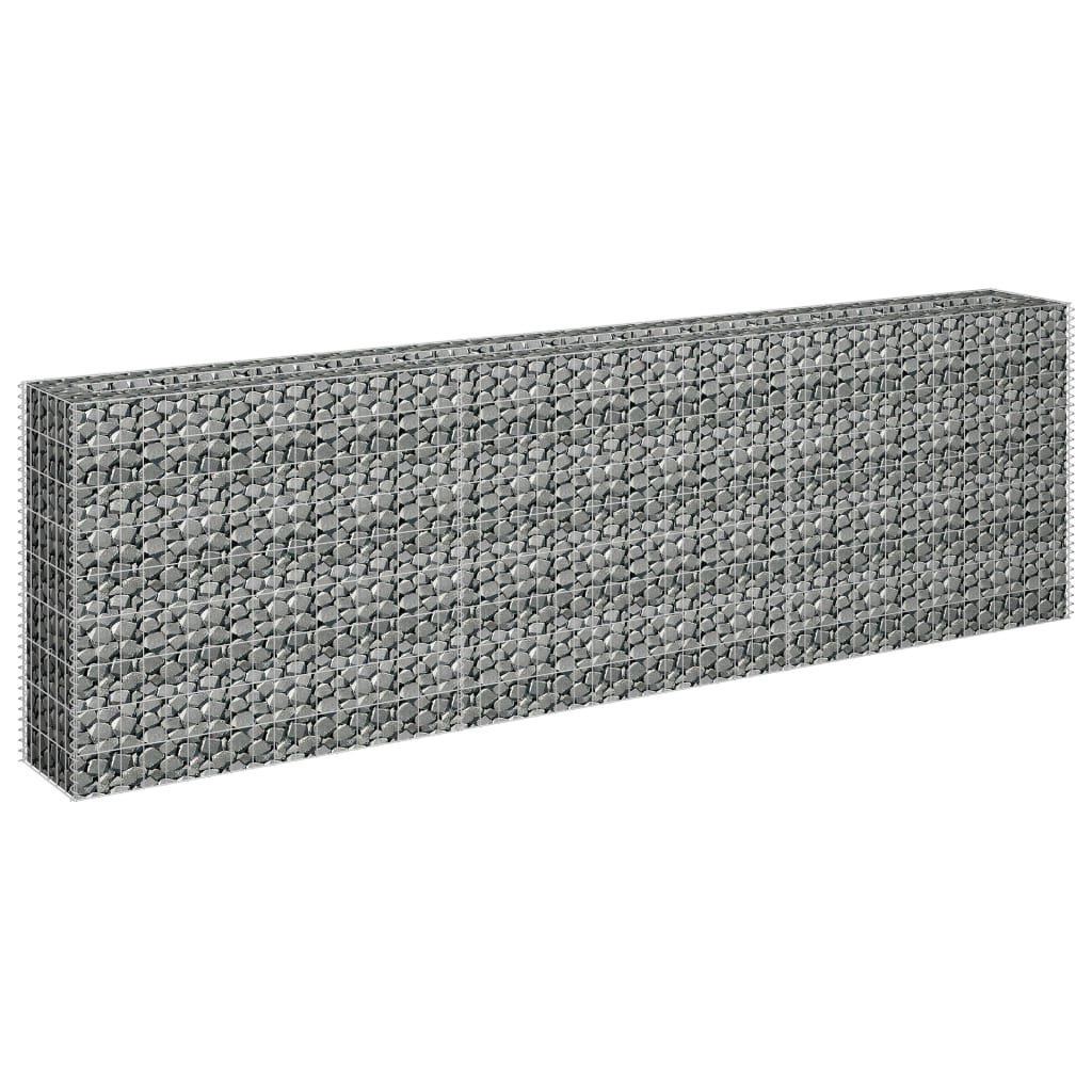 Vidaxl Gabion Fiorter ha raccolto 270x30x90 cm in acciaio zincato