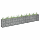 Vidaxl Gabion -Pflanzer vermehrte 360x30x60 cm verzinkter Stahl