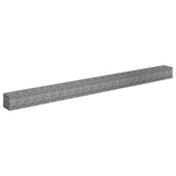 Scatola di pianificazione Gabion Vidaxl raccolta in acciaio zincato 450x30x30 cm