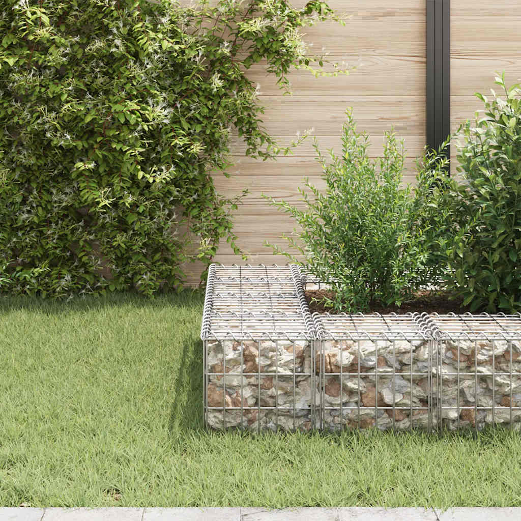 Vidaxl Gabion Planter hævet Cube 30x30x30 cm ståltråd