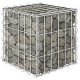 Vidaxl Gabion Fiorter Cubo rialzato 30x30x30 cm Filo in acciaio