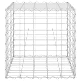 Vidaxl Gabion Planter höjt kub 50x50x50 cm ståltråd