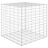 Vidaxl Gabion Pflanzer erhöhter Würfel 60x60x60 cm Stahldraht