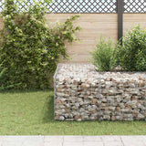 Vidaxl Gabion Pflanzer erhöhter Würfel 60x60x60 cm Stahldraht