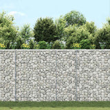 Vidaxl Gabion Planning Bucks Trapez 80x20x100 cm verzinkter Stahl