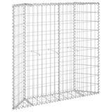 Vidaxl Gabion Planning Trapezoid 100x20x100 cm ocynkowana stal