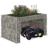 Vidaxl Lawn Mower Roof med planter 110x80x60cm ståltråd