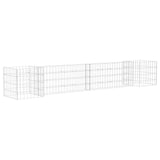 Vidaxl Gabion Planning Box H-formet 260x40x40 cm ståltråd