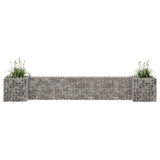 Vidaxl Gabion Planning box H-shaped 260x40x40 cm steel wire