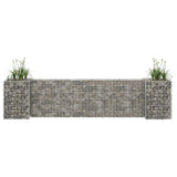 Vidaxl Gabion Planter H-formet 260x40x60 cm ståltråd