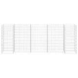 Vidaxl Gabion Planungsbox H-förmig 260x40x100 cm Stahldraht
