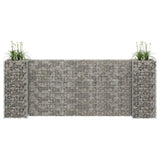 Vidaxl Gabion Planning Box en forma de H en forma de H por 260x40x100 cm de alambre de acero