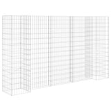 Vidaxl Gabion Planning Box H-formet 260x40x150 cm ståltråd