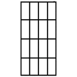 Vidaxl Walk -in Duschwand 80x195 cm transparentes Temperaturglas