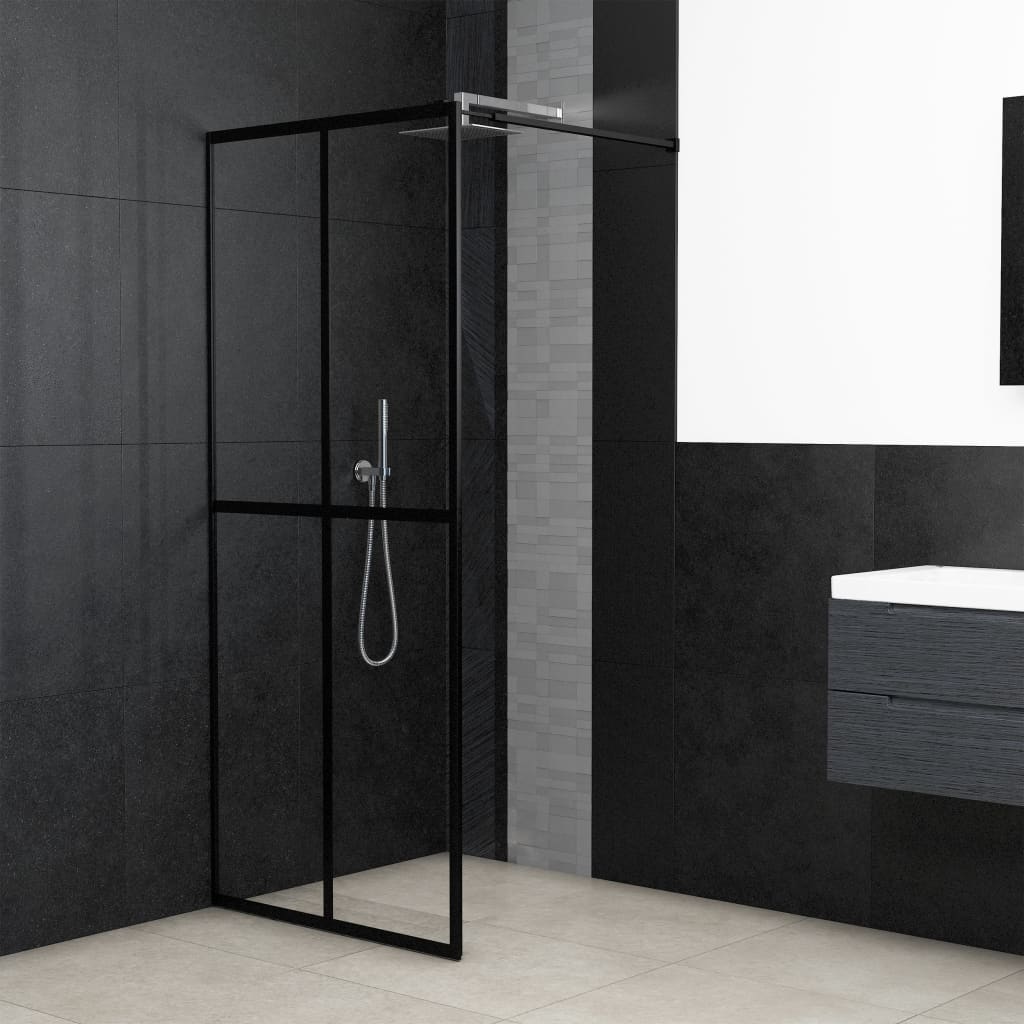 Vidaxl Walk -In Doccia parete 90x195 cm in vetro temperato trasparente