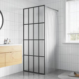 Vidaxl Walk -in Duschwand 90x195 cm mattem Glas
