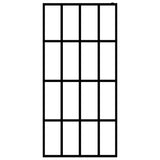 Vidaxl Walk -in Duschwand 100x195 cm MAT Temperiertes Glas