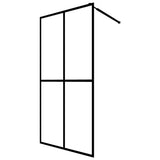 Vidaxl Walk -in Duschmauer 80x195 cm si temperéiert Glas