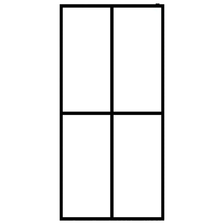 Vidaxl Walk -in Duschwand 100x195 cm MAT Temperiertes Glas