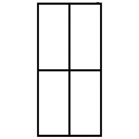 Vidaxl Walk -in Duschwand 118x190 cm Matte terminiertes Glas