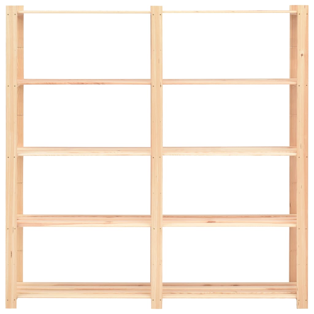 Vidaxl storage rack 5-layer 170x38x170 cm Solid pine 500 kg