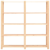 Vidaxl storage rack 5-layer 170x38x170 cm Solid pine 500 kg