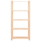 Vidaxl storage rack 5-layer 80x38x170 cm Solid pine 250 kg