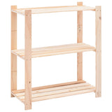 Vidaxl Späichere Rack 3-Layer 80x38x90 cm blalen Dreckholz 150 kg