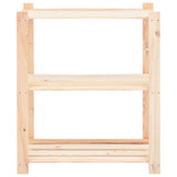 Vidaxl Späichere Rack 3-Layer 80x38x90 cm blalen Dreckholz 150 kg