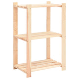 Vidaxl storage rack 3-layer 60x38x90 cm Solid pine 150 kg