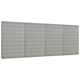 Vidaxl Gaartjenspanelen -Wand -montiert 4 Stcs 40x58 cm Stahl