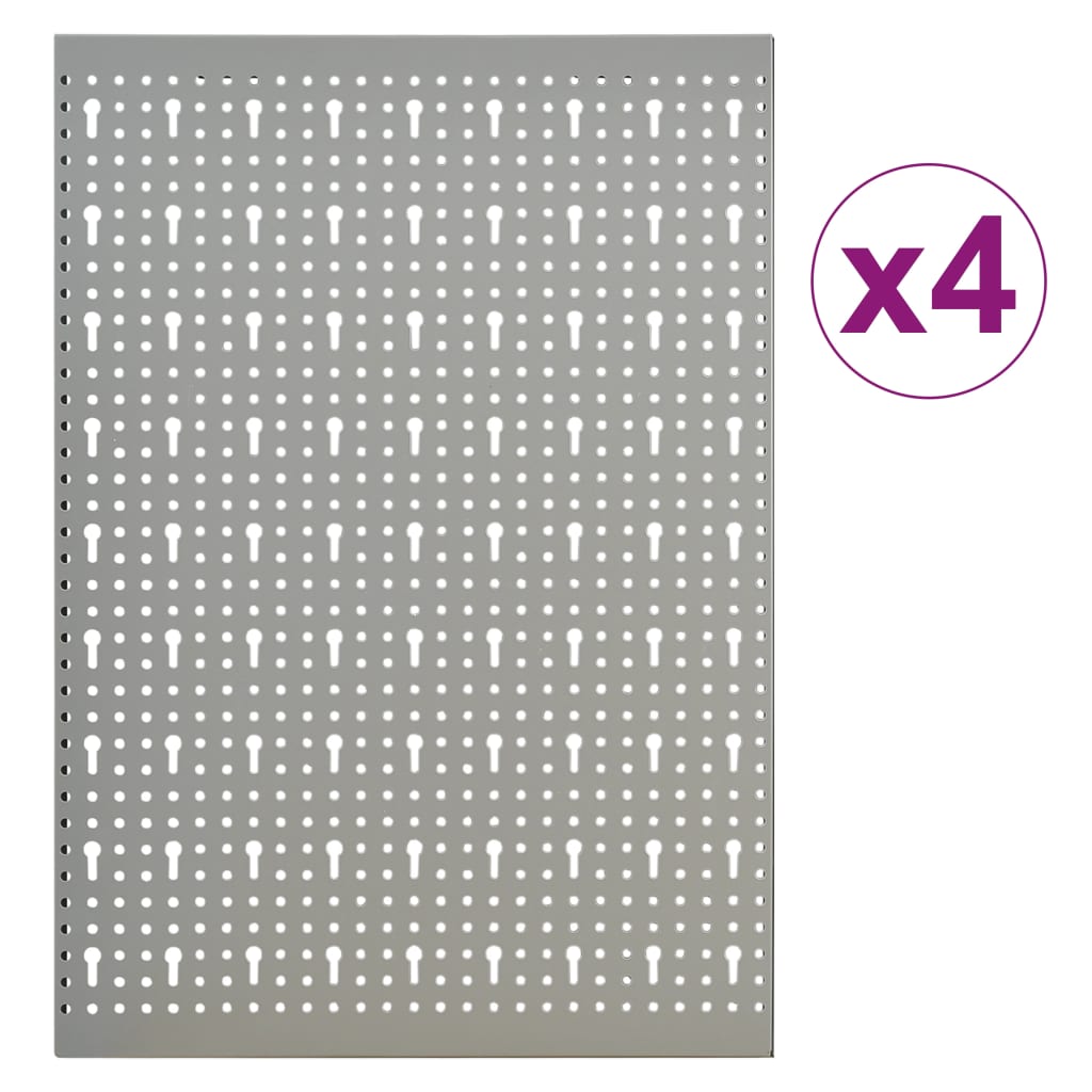 Vidaxl Gaartjenspanlelen Wall -4 szt. 40x58 cm stal