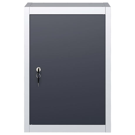 Vidaxl -Werkzeugschrank für das Wandmetallgrau und Schwarz