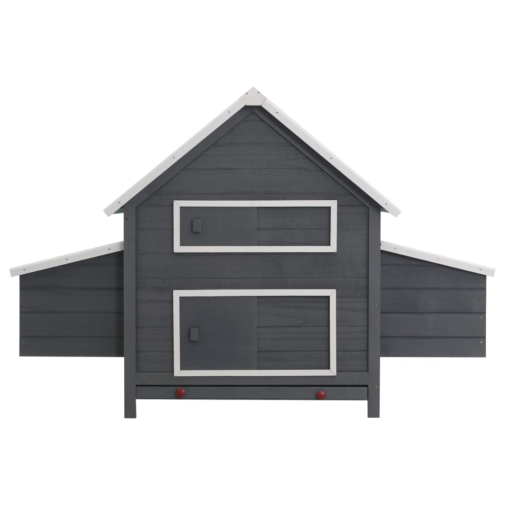 Vidaxl kurczak Coop 157x97x110 cm Wood Grey