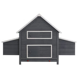 Vidaxl Chicken Coop 157x97x110 cm in legno grigio