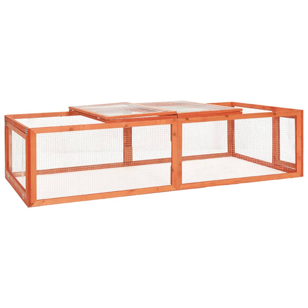 Vidaxl Rabbit Hutch 183x90x46,5 cm trden pinewood