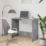 Vidaxl bureau 100x50x76 cm bewerkt hout betongrijs