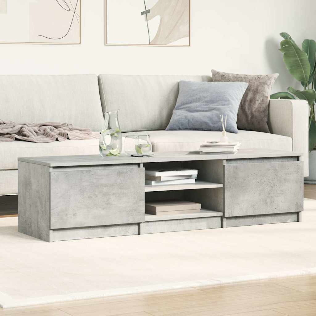 Vidaxl tv-meubel 140x40x35,5 cm bewerkt hout betongrijs