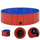 Vidaxl chien piscine pliable 120x30 cm en PVC rouge